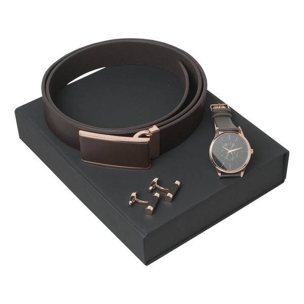 Set Christian Lacroix : Boutons de manchette + Ceinture + Montre personnalisé