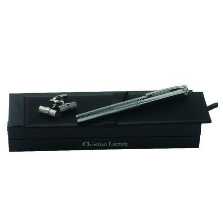 Set Christian Lacroix : Boutons de manchette + Stylo pour entreprise