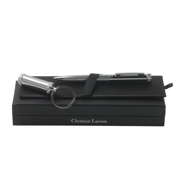 Set Christian Lacroix : Clé USB + Stylo personnalisé