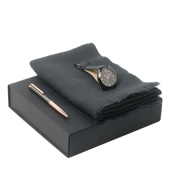 Set Christian Lacroix : Echarpe + Montre + Stylo personnalisé