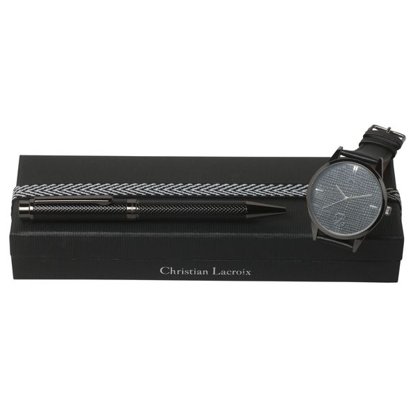 Set Christian Lacroix : Montre + Stylo pour entreprise