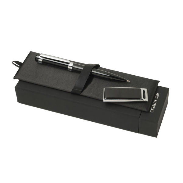 Set CERRUTI : Clé + Stylo