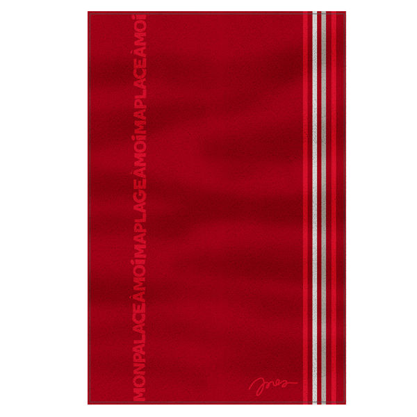 Set plage INES DE LA FRESSANGE Rouge