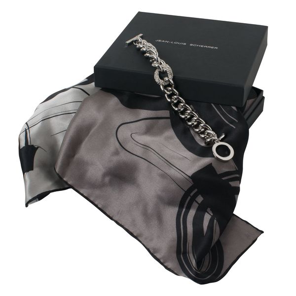 Set Jean-Louis Scherrer : Foulard + Bracelet publicitaire