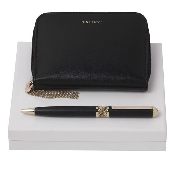 Set Nina Ricci : Couverture de carnet + Stylo promotionnel