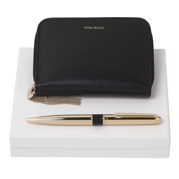 Set Nina Ricci : Couverture de carnet + Stylo publicitaire