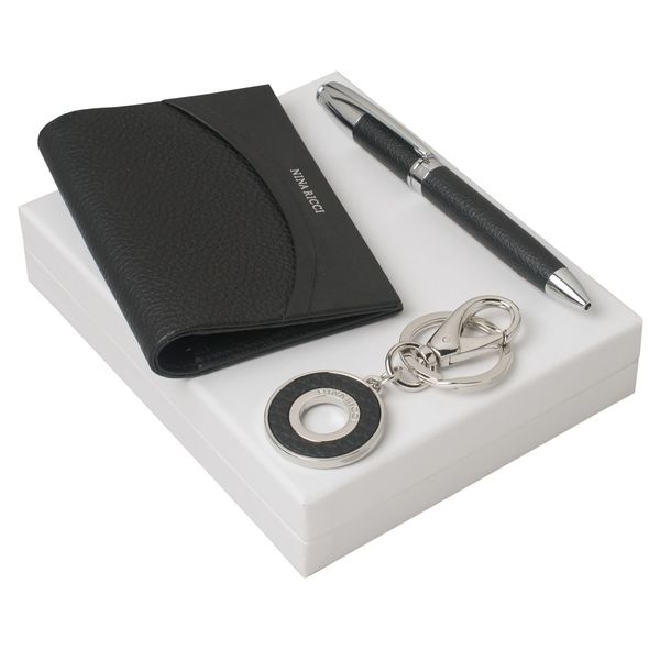 Set Nina Ricci : Porte-clefs + Porte-cartes + Stylo promotionnel