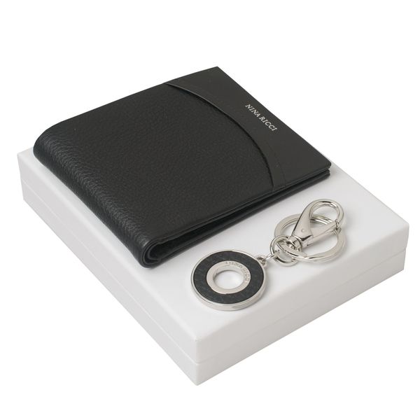 Set Nina Ricci : Porte-clefs + Portefeuille-cartes personnalisable