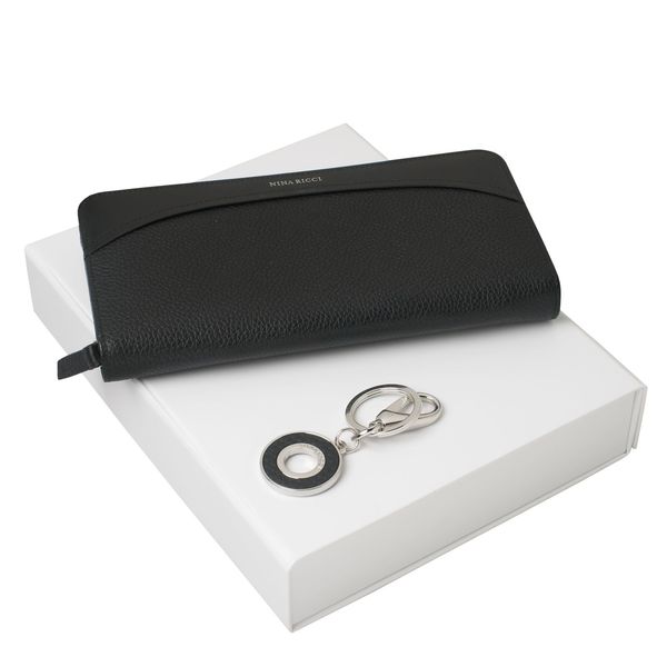 Set Nina Ricci : Porte-clefs + Portefeuille personnalisable