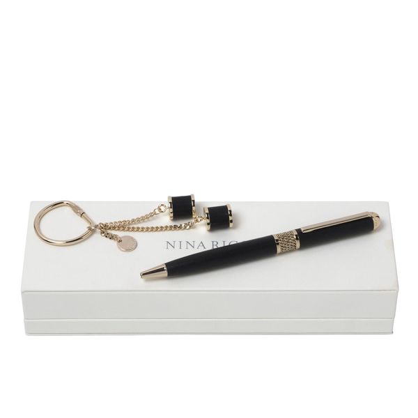 Set Nina Ricci : Porte-clefs + Stylo personnalisable