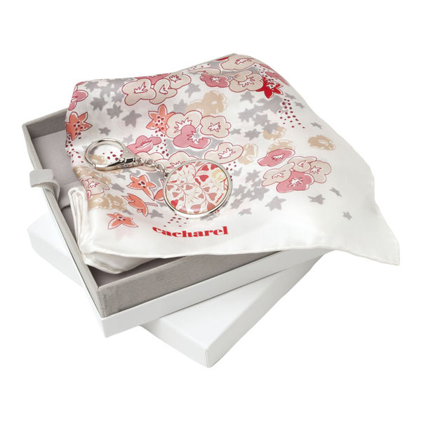 Set CACHAREL : Porte-clef + Foulard