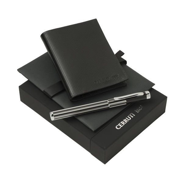 Set CERRUTI : Porte-cartes + Stylo