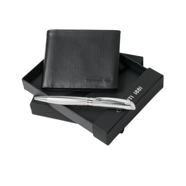 Set CERRUTI : Portefeuille + Stylo