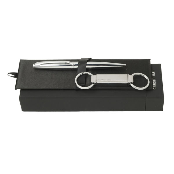 Set CERRUTI : Porte-clef + Stylo