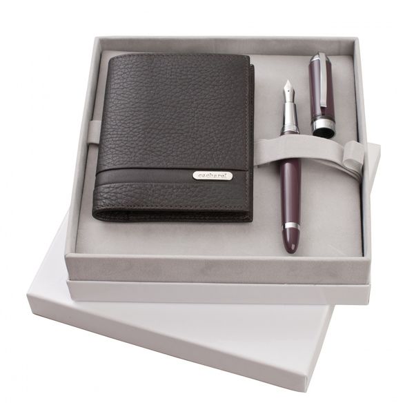 Set CACHAREL : Porte-cartes + Stylo