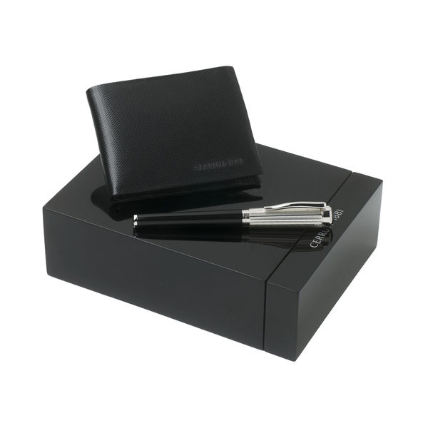 Set CERRUTI : Portefeuille + Stylo