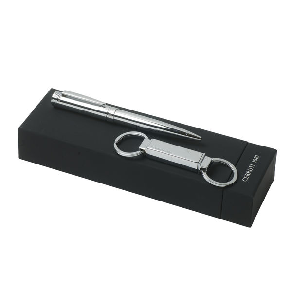 Set CERRUTI : Porte-clef + Stylo