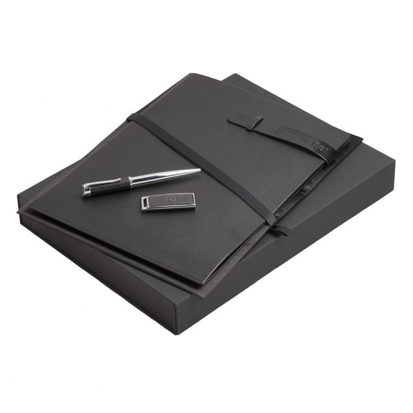 Set CERRUTI : Clé + Porte-documents + Stylo
