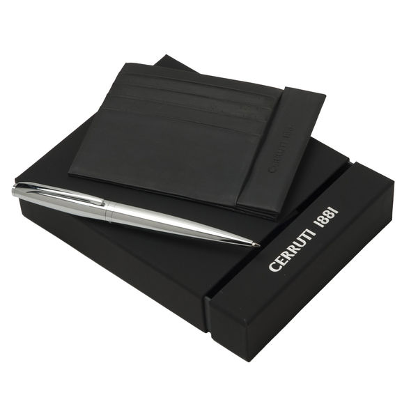 Set CERRUTI : Porte-cartes + Stylo