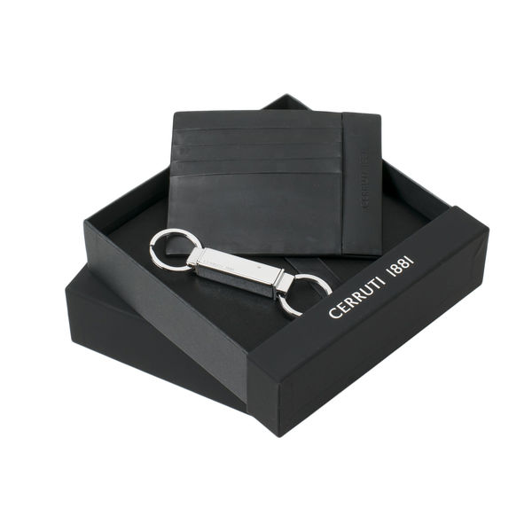 Set CERRUTI : Porte-clef + Porte-cartes