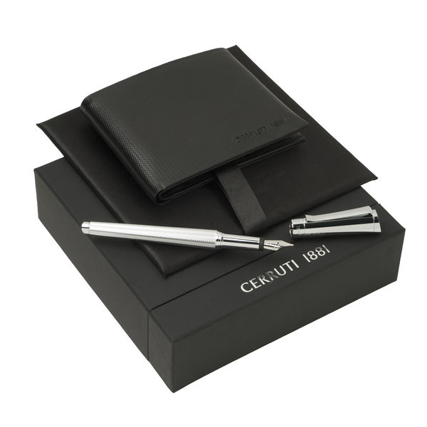 Set CERRUTI : Portefeuille + Stylo