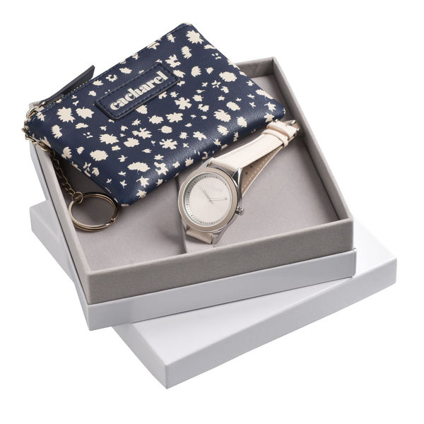 Set CACHAREL : Porte-clef + Montre