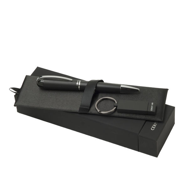 Set CERRUTI : Porte-clef + Stylo