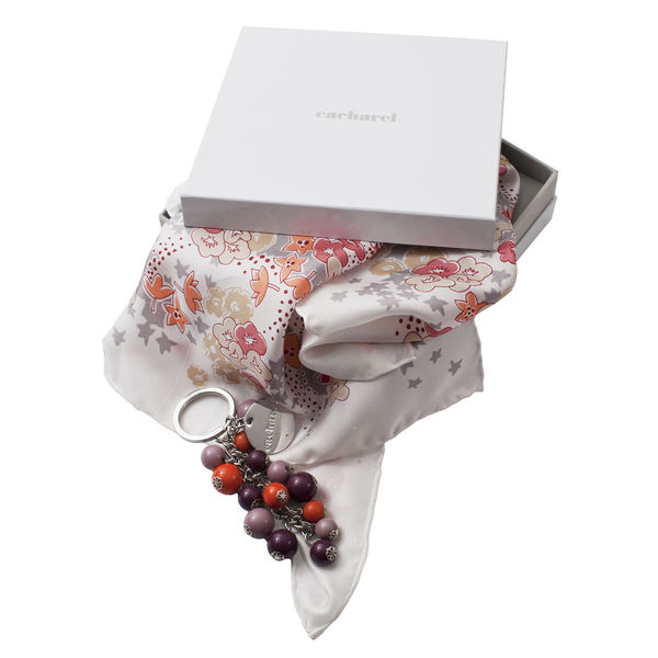 Set CACHAREL : Porte-clef + Foulard