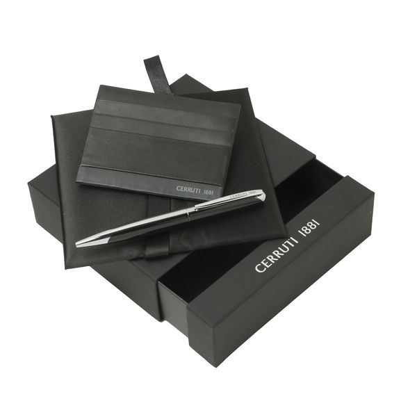 Set CERRUTI : Porte-cartes + Stylo