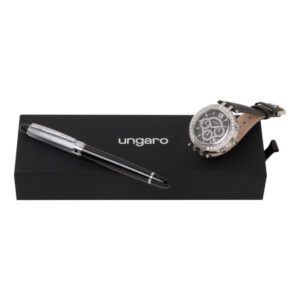 Set Ungaro : Chronographe + Stylo pour entreprise