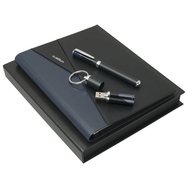 Set Ungaro : Clé USB + Ecritoire + Stylo personnalisable