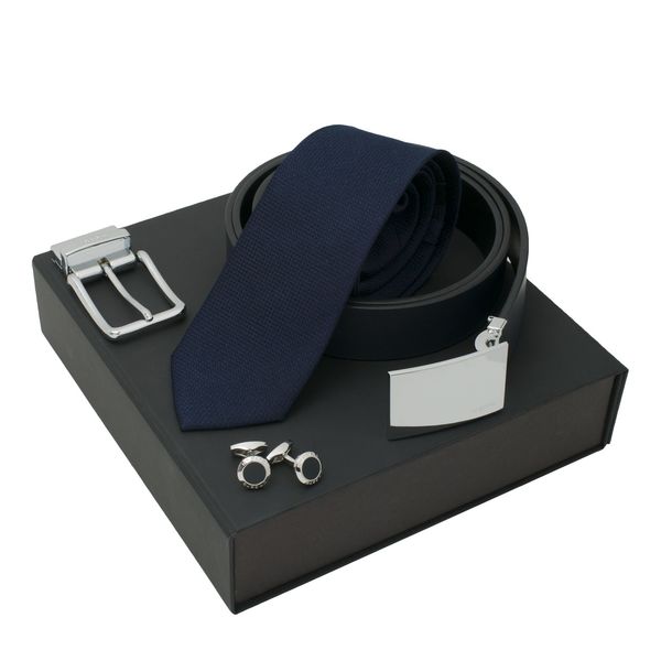 Set Ungaro : Cravate + Boutons de manchette + Ceinture pour entreprise