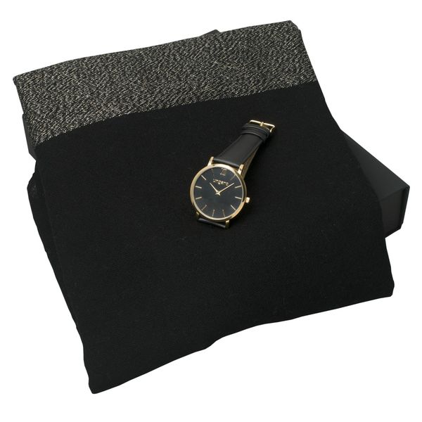 Set Ungaro : Echarpe + Montre personnalisable