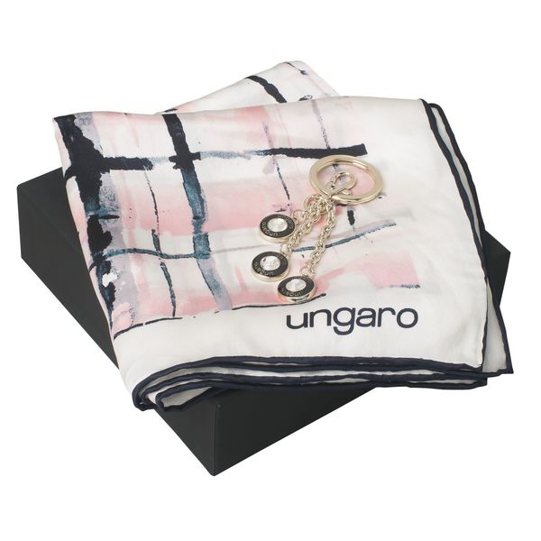 Set Ungaro : Porte-clefs + Foulard publicitaire