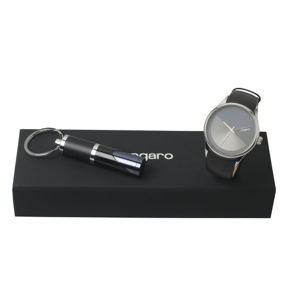 Set Ungaro : Porte-clefs + Montre pour entreprise