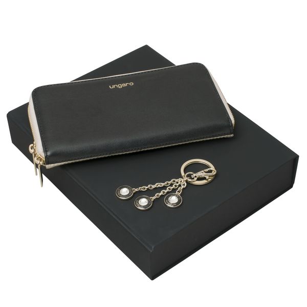 Set Ungaro : Porte-clefs + Portefeuille pour entreprise