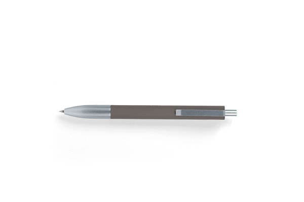 Stylo bille rétractable Gris