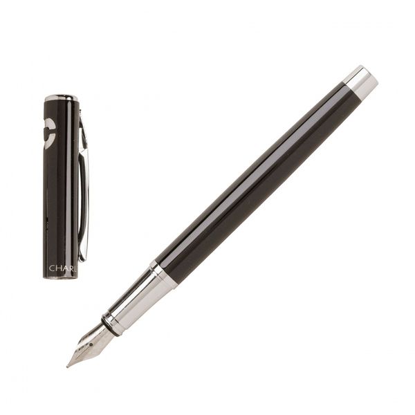 Stylo plume Empreinte CJ Noir