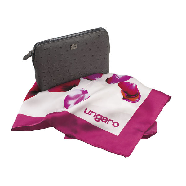 Set UNGARO : Foulard + Trousse