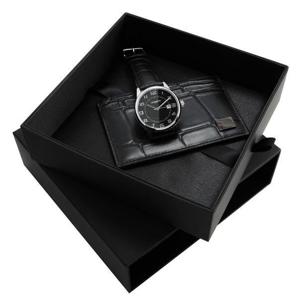 Set UNGARO : Porte-cartes + Montre