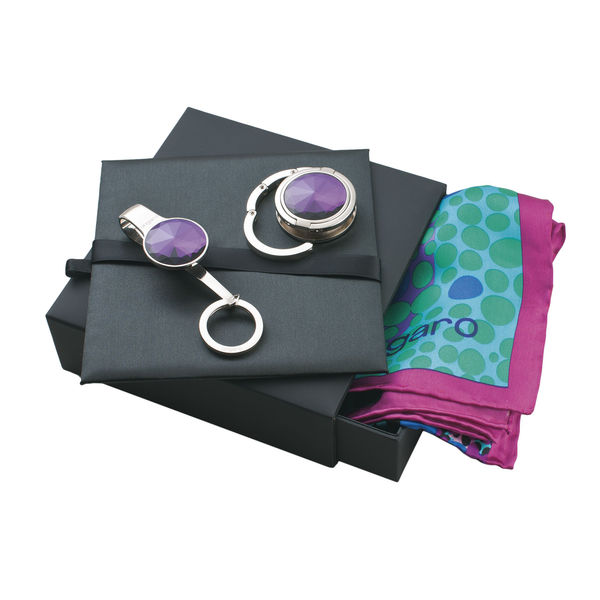 Set UNGARO : Porte-sac + Porte-clef + Foulard