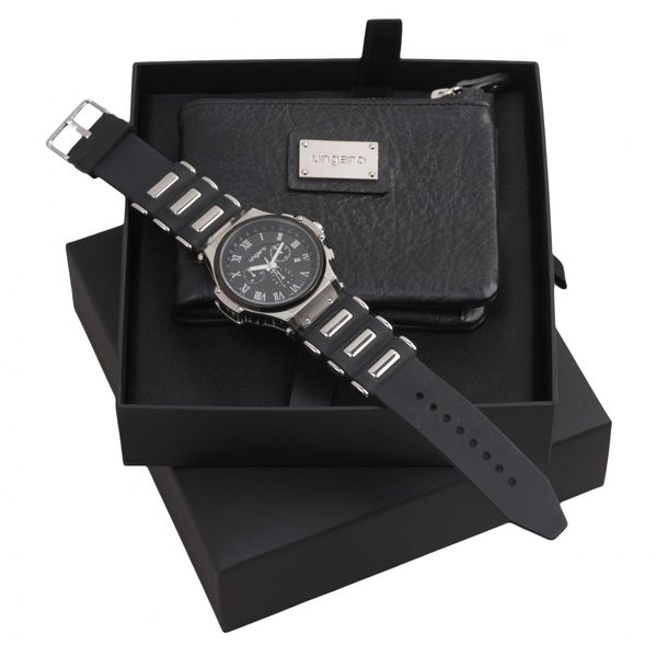 Set UNGARO : Portefeuille + Montre