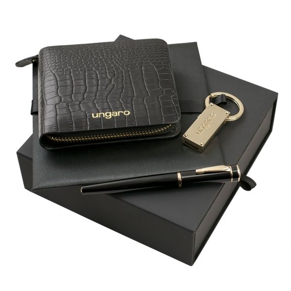 Set UNGARO : Clé + Portefeuille + Stylo