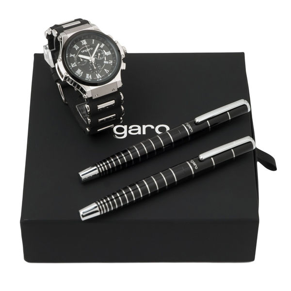 Set UNGARO : Chronographe + Stylo + Stylo