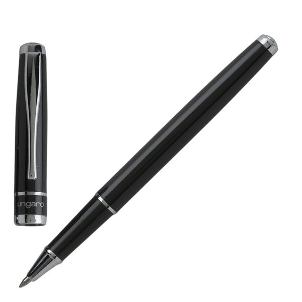 Stylo roller Classico Chrome Noir