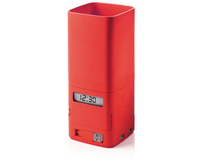 Accessoires de bureau empilable  Rouge