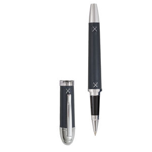 Stylo roller Acqua Leather Bleu