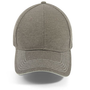 Casquette 6 pans Gris