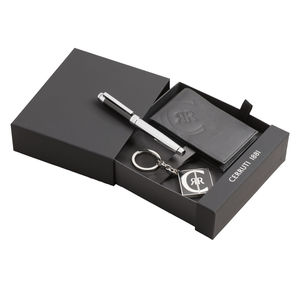 Set CERRUTI : Clé + Porte-cartes + Stylo 1