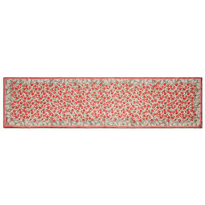 Echarpe soie Colchique Rouge